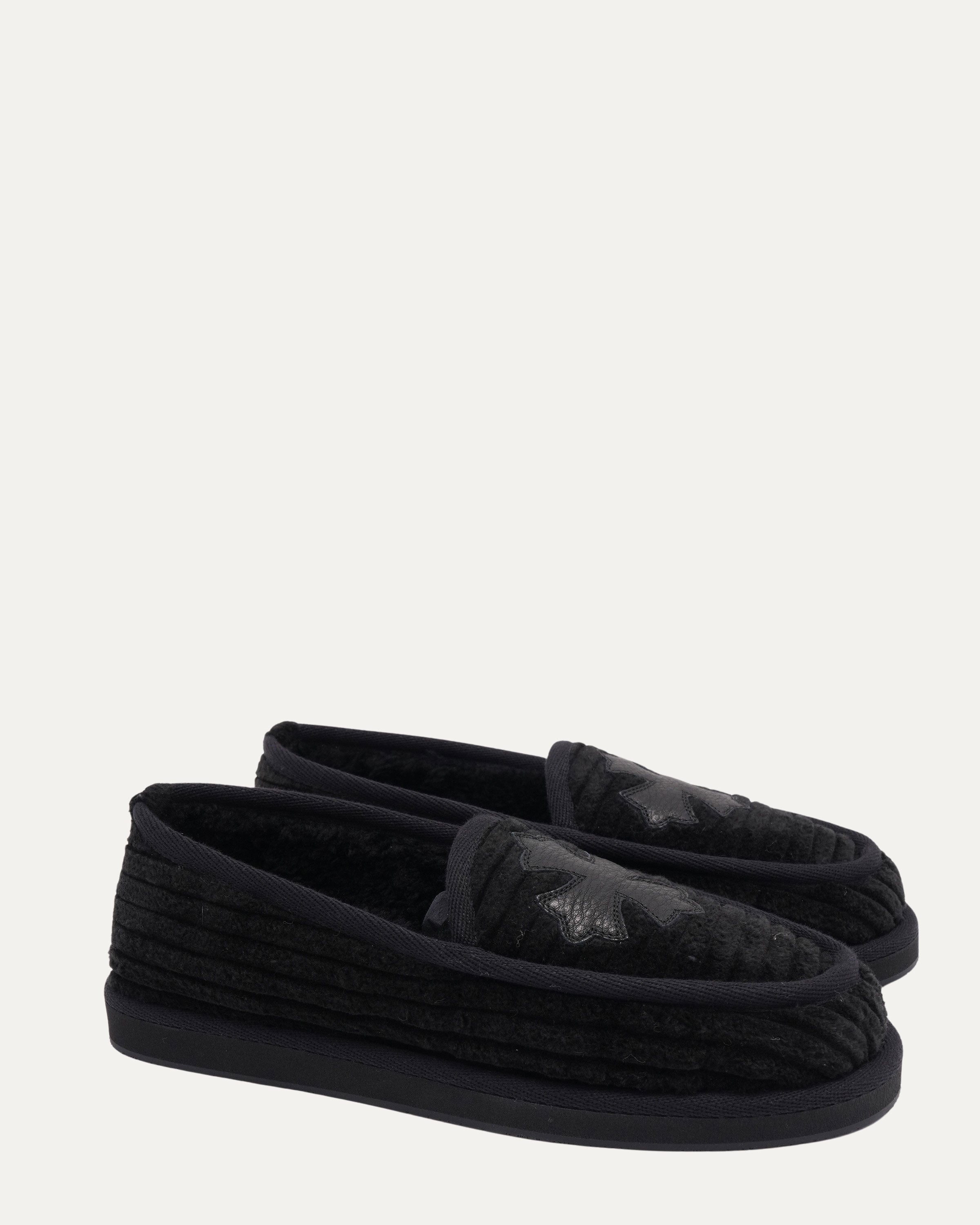 ちゃ 10182 Chrome Hearts Plus Cross Patch House Shoes – Justin Reed