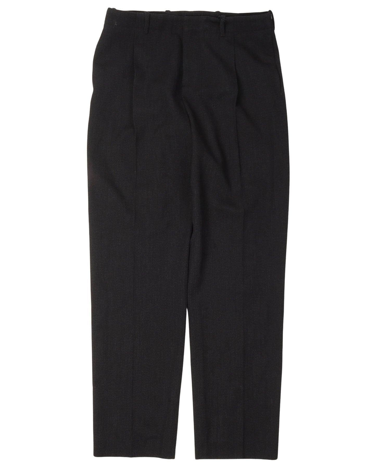 Virgin Wool Pleated Trousers