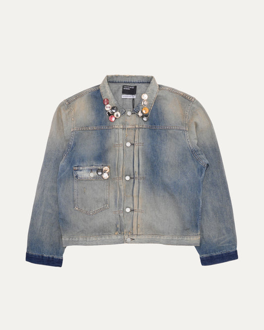 Type-VII Denim Jacket Pin Assemblage