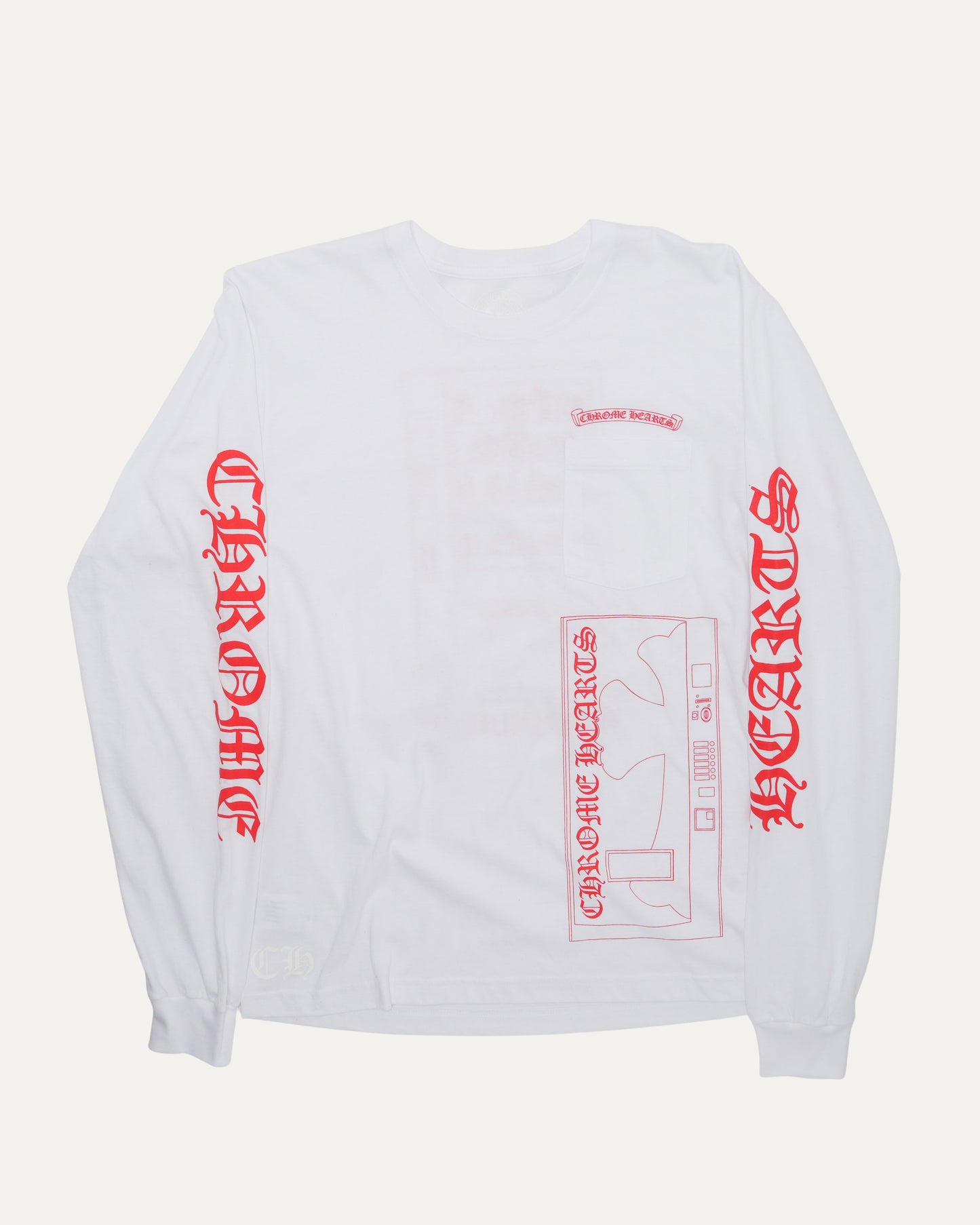 Aoyama Vending Machine Pocket Long Sleeve T-Shirt
