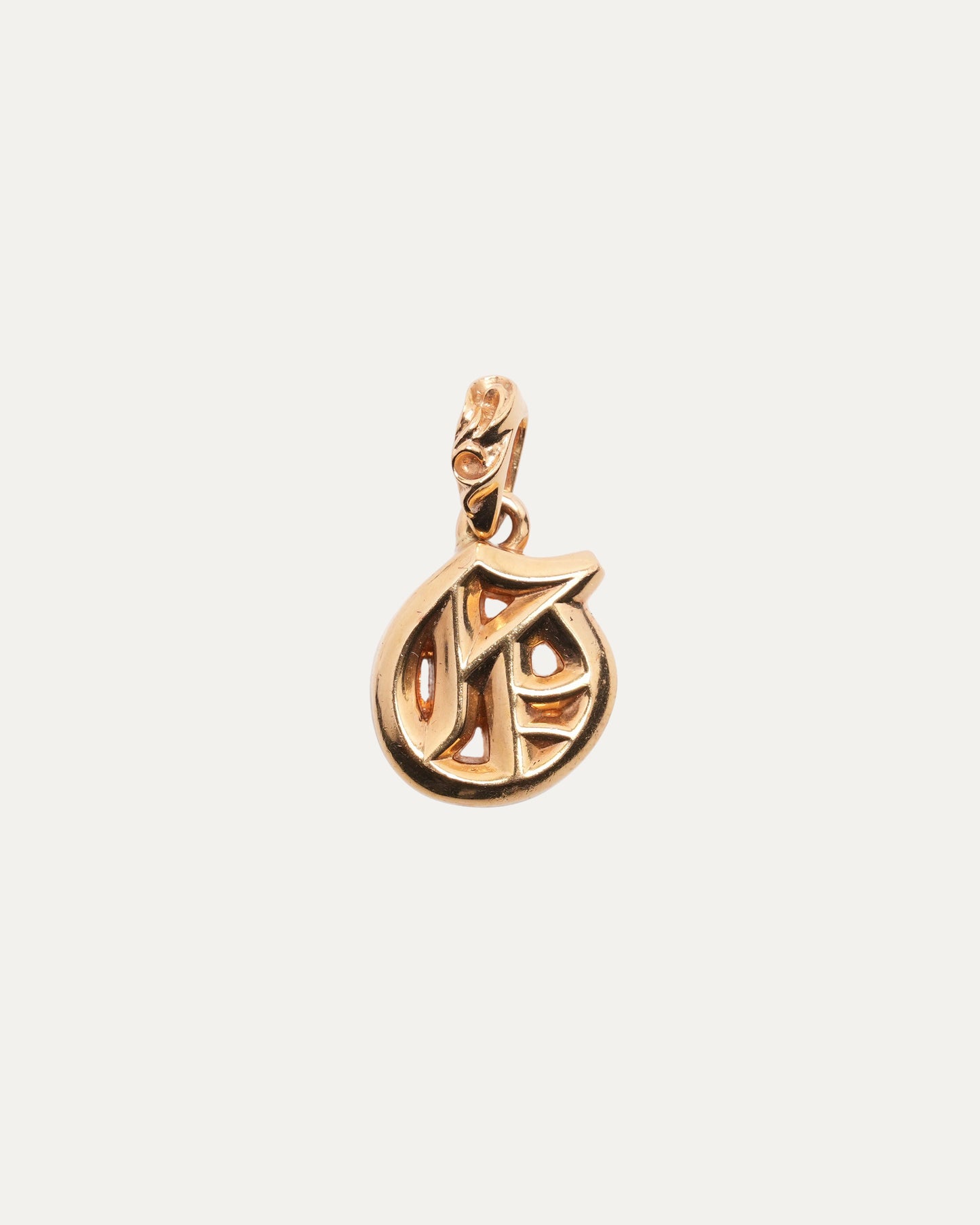 Gold G Pendant