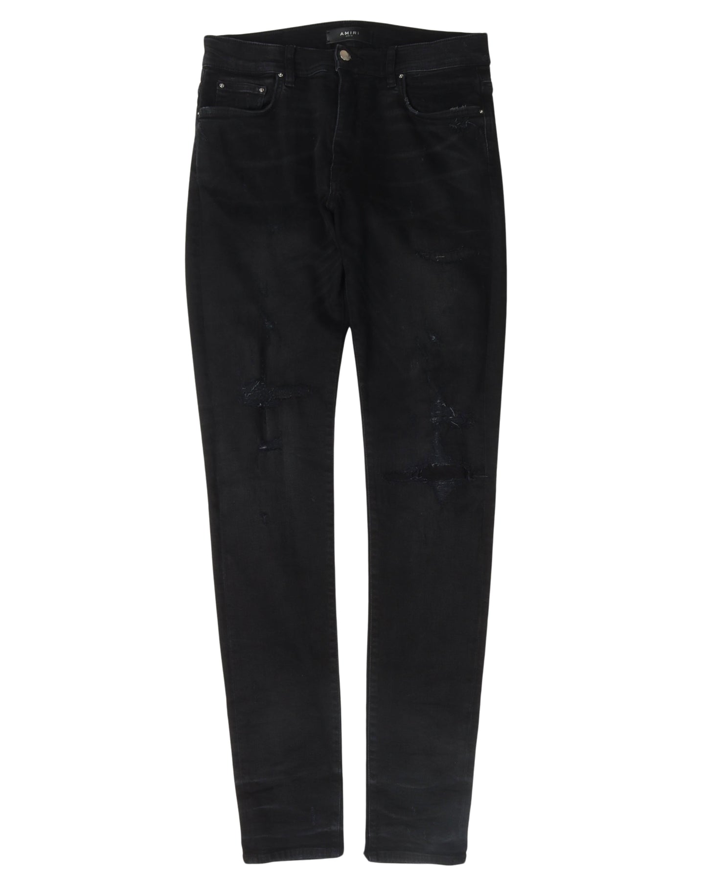 Distressed Denim Jeans