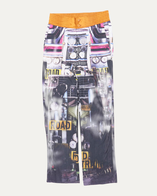 Truck Print Trousers