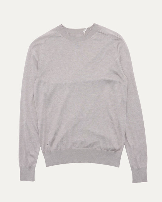 Silk Blend Long Sleeve T-Shirt
