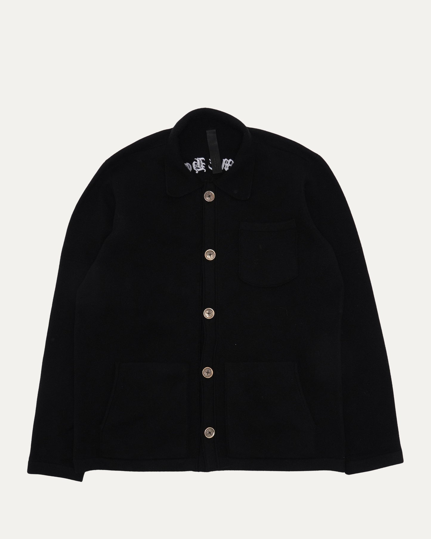 Cross Patch Cashmere Blend Cardigan