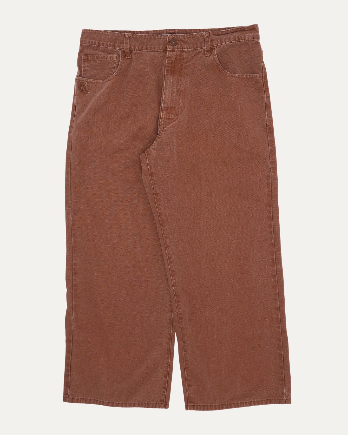 Wide Fit Denim Workwear Pants