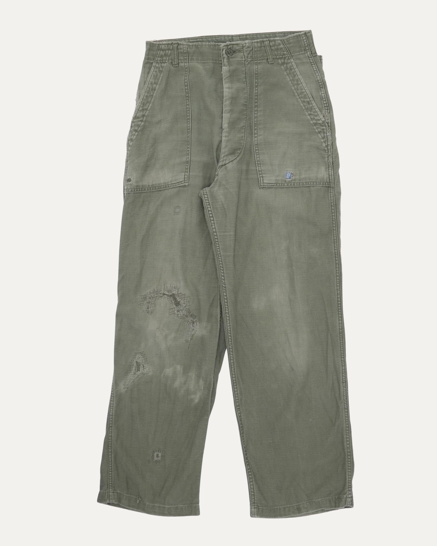 Repaired Military Fatigue Pants
