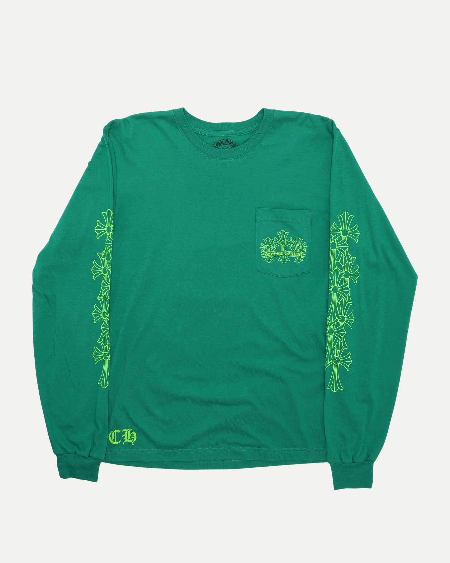 Cemetery Cross Long Sleeve Pocket T-Shirt