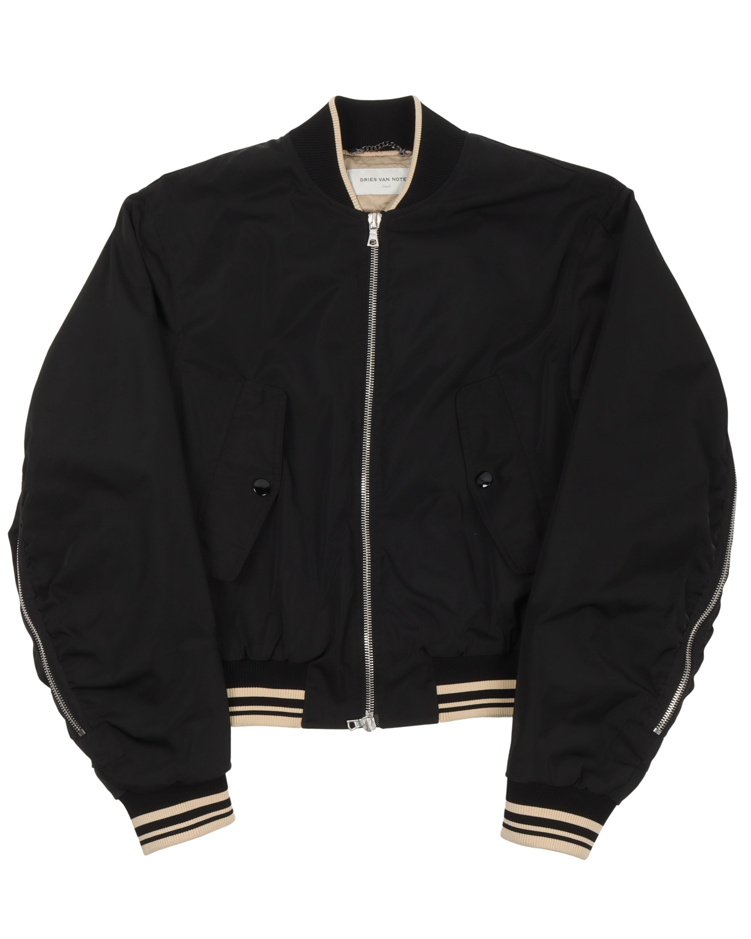 Dries Van Noten Back Zip Bomber Jacket - Main Image