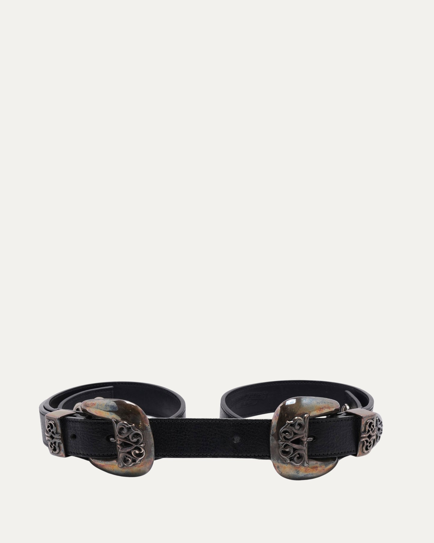 Double Buckle 3 Piece Belt
