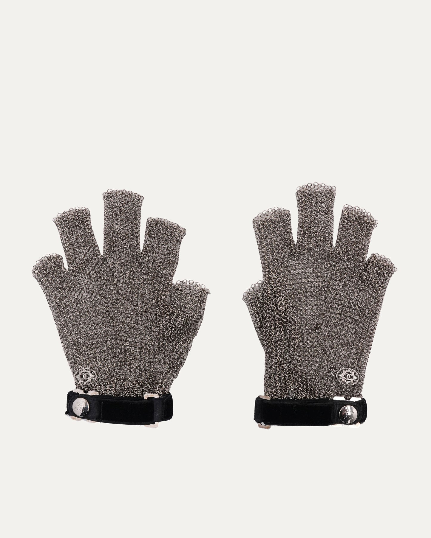 Chainmail Fingerless Gloves