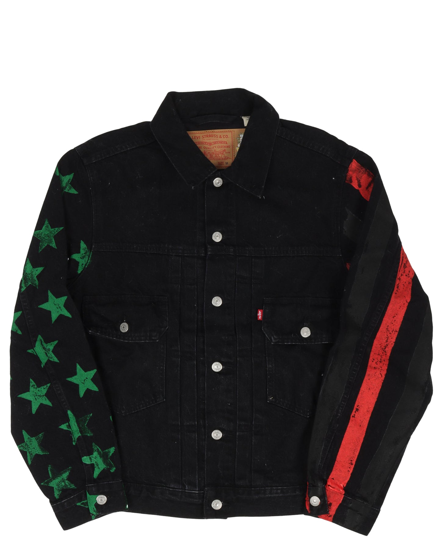 Cactus Plant Flea Market Levi's Cotton Wreath Denim Jacket