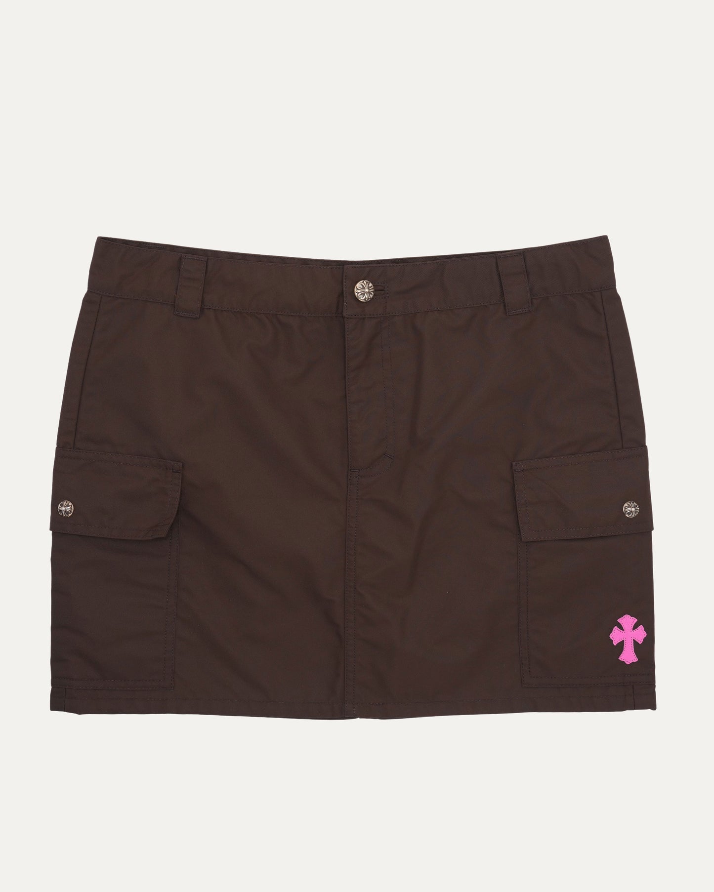Cross Patch Nylon Cargo Skirt