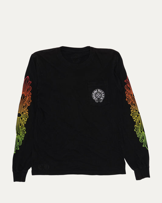 Gradient Circle Logo Long Sleeve T-Shirt