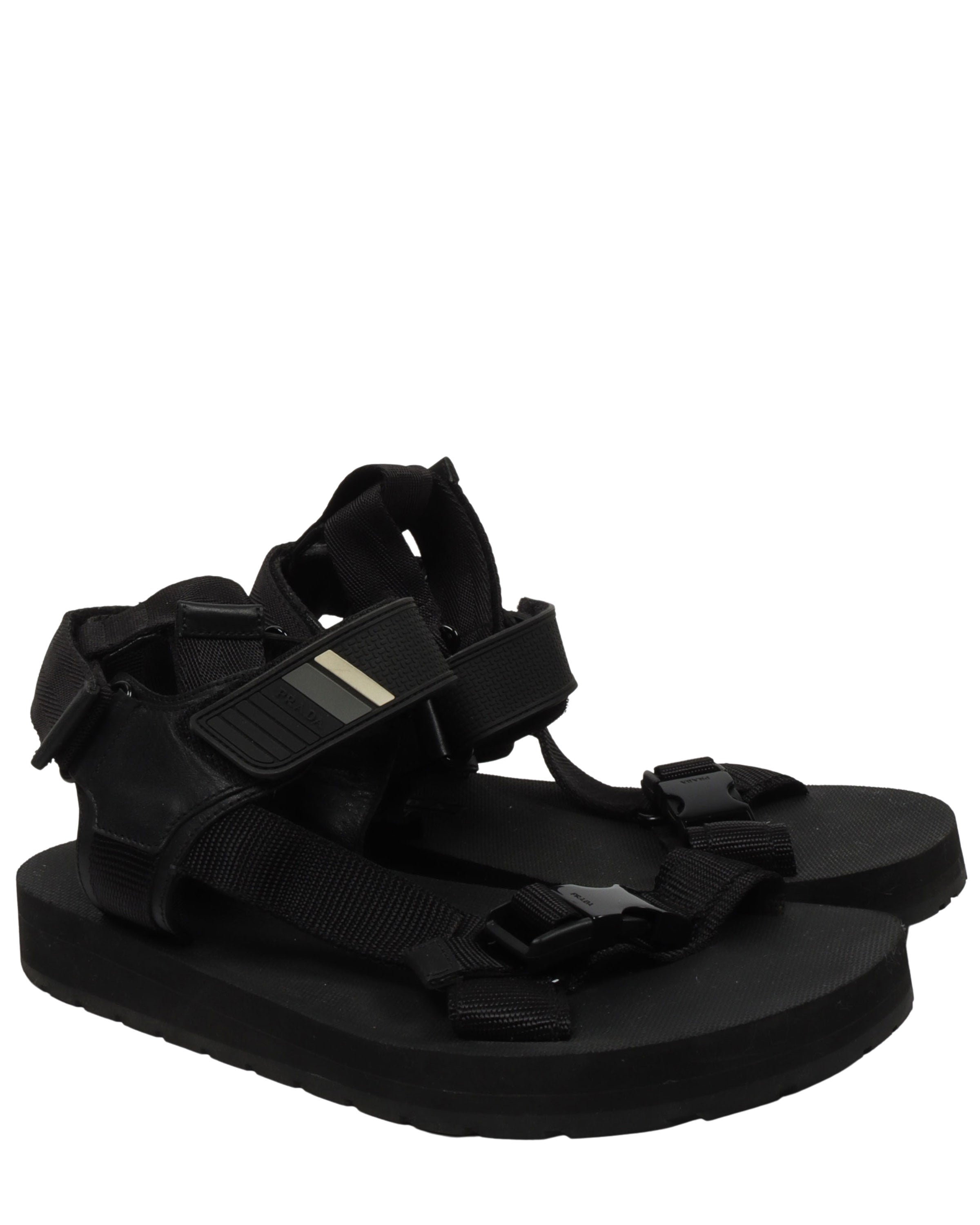 Prada Velcro Strap Sandals – Justin Reed - Main Image