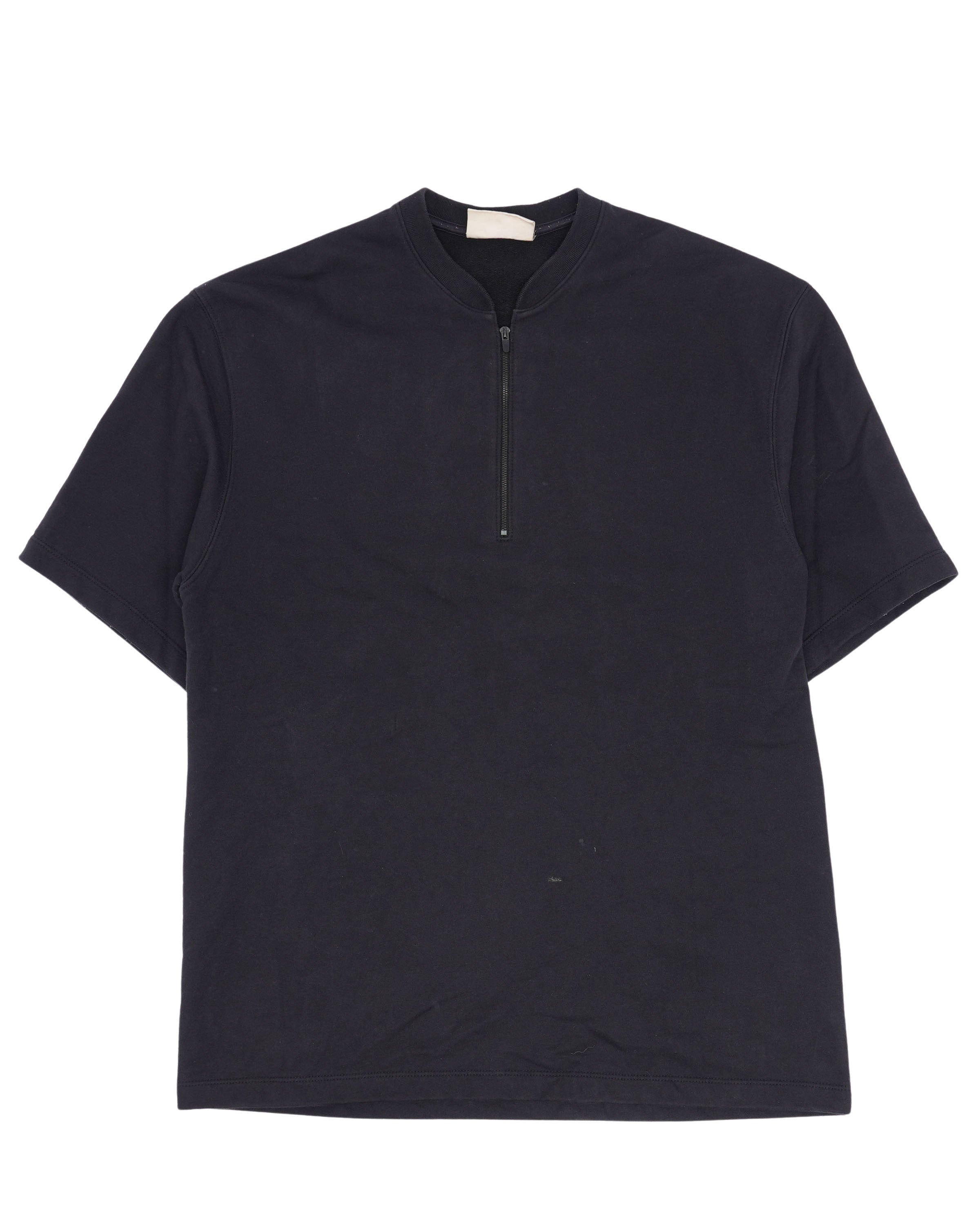 Henley Fear Of God Half Zip Tee Fear Of God Sixth Collection Half