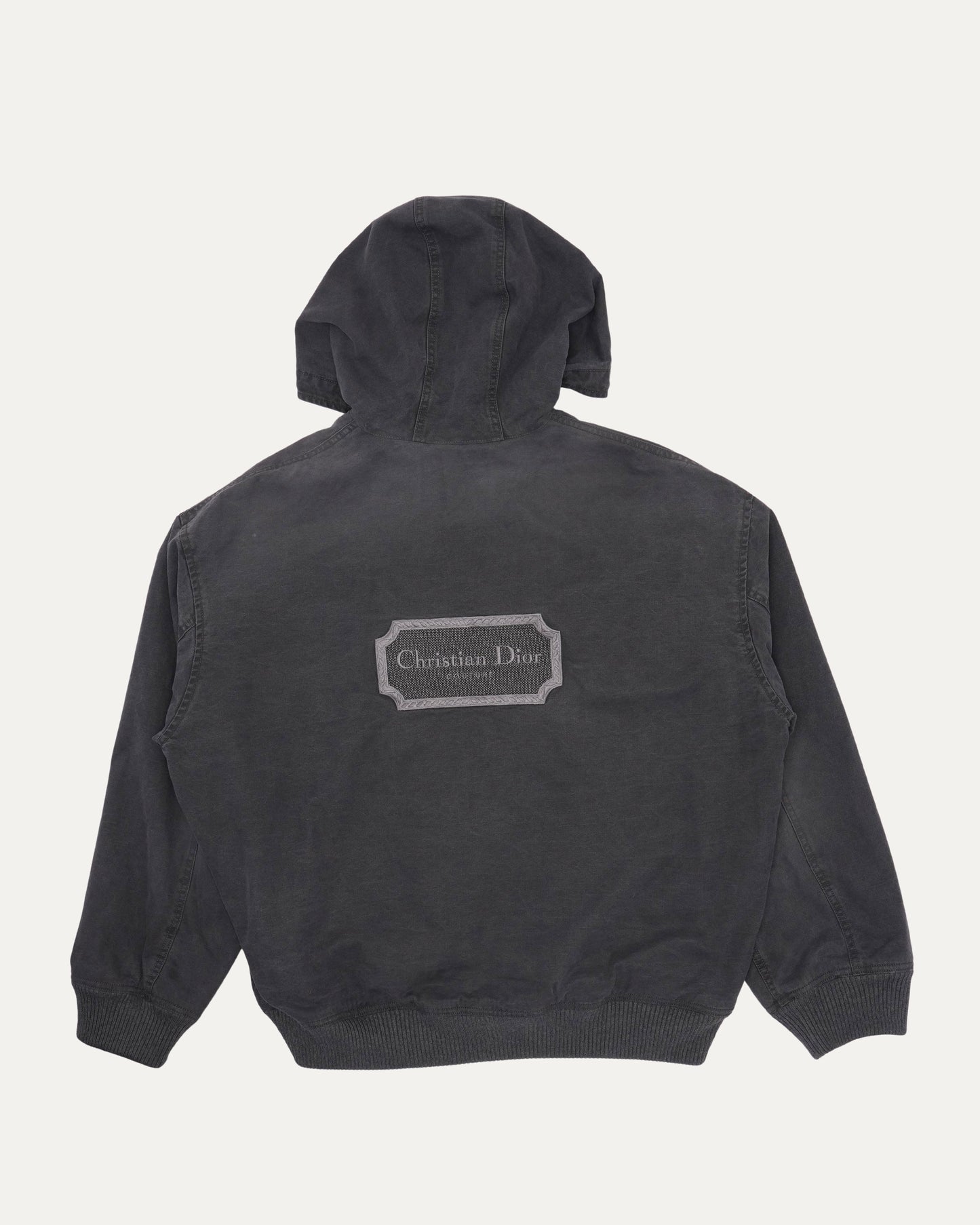 Embroidered Hooded Workwear Jacket