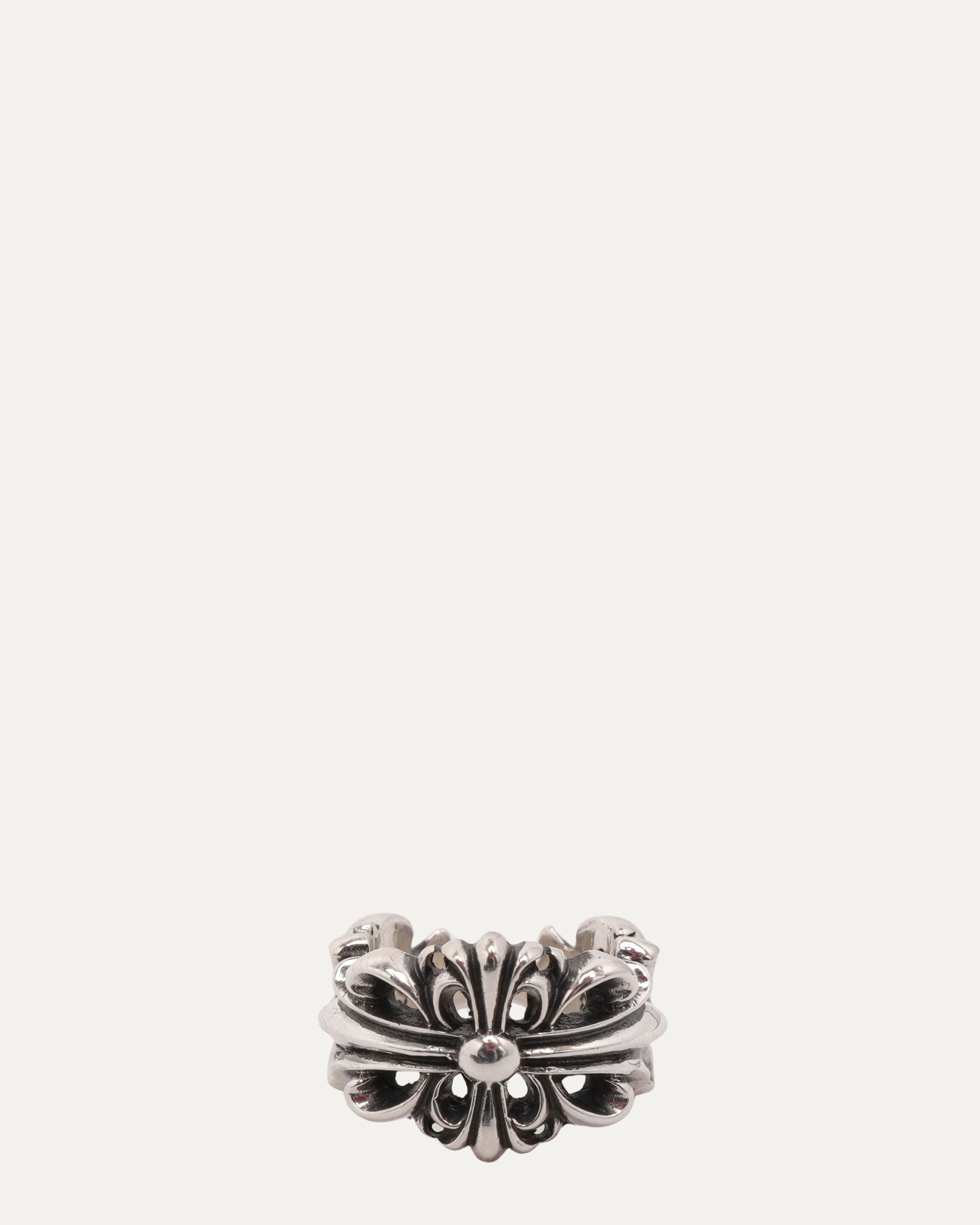 Chrome Hearts Double Floral Cross Ring – Justin Reed