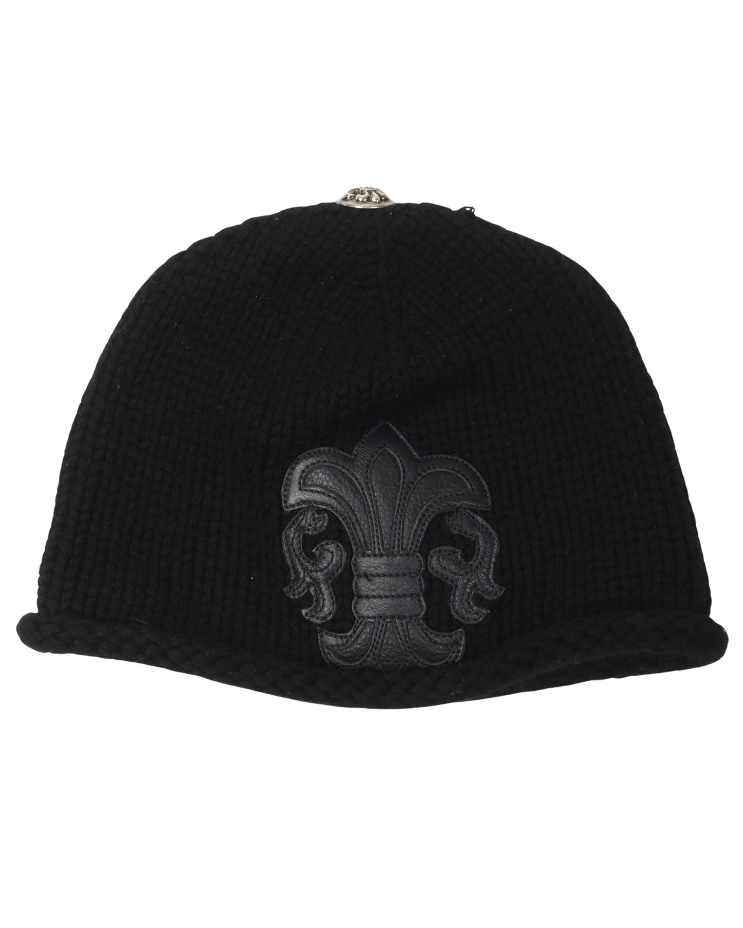 Cashmere Fleur Patch Beanie