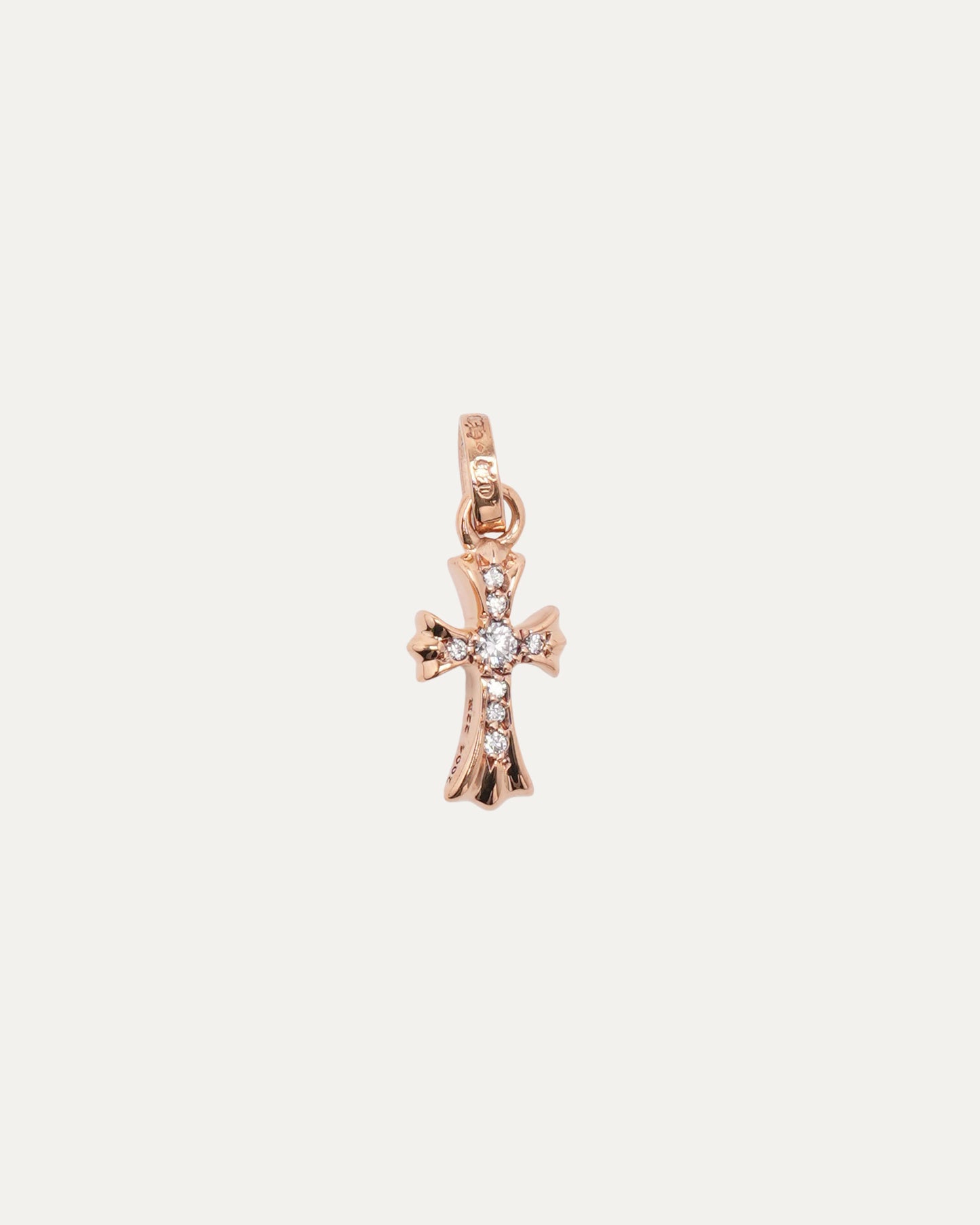 Gold Diamond Baby Fat Pendant