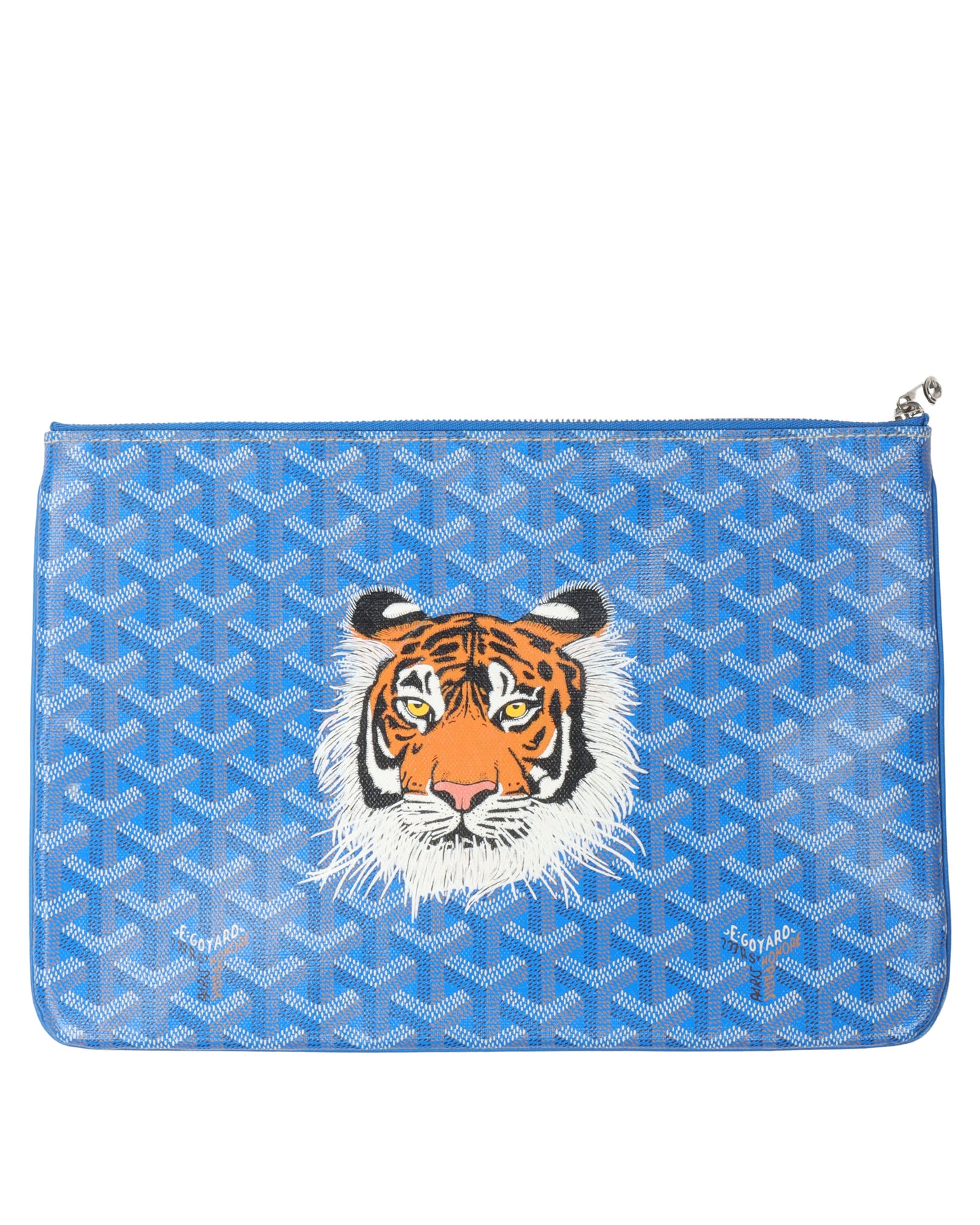 Custom Painted Tiger Senat Pouch