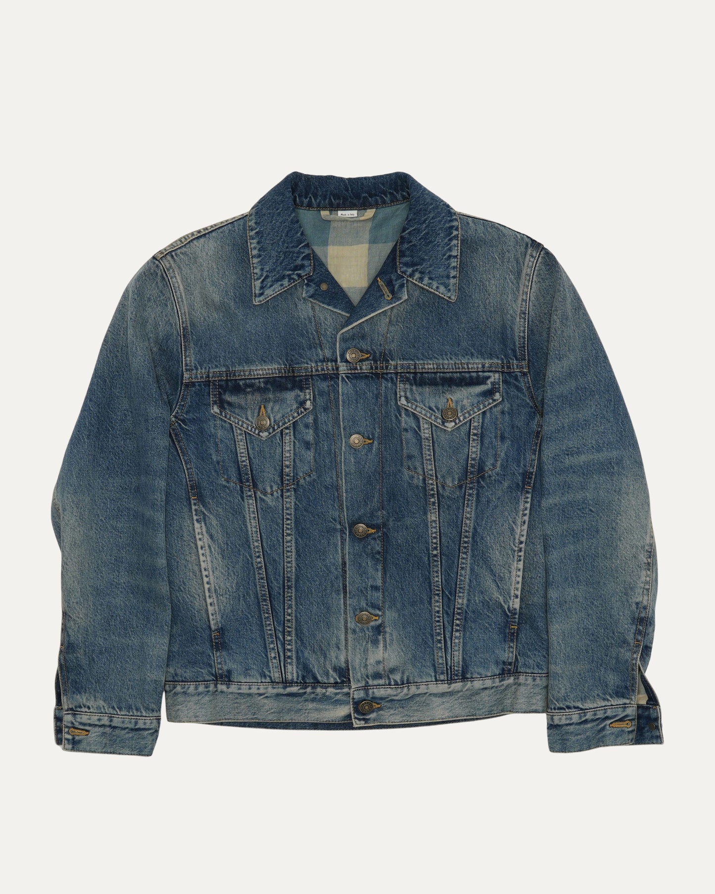 Shunga Pearl Embroidered Denim Jacket
