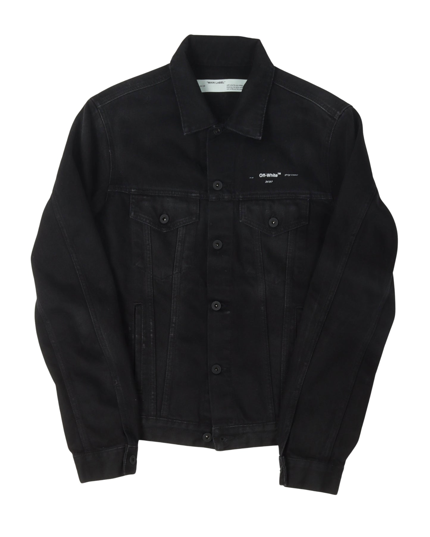 Tape Logo Denim Jacket