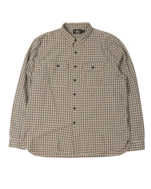 Double Pocket Plaid Shirt