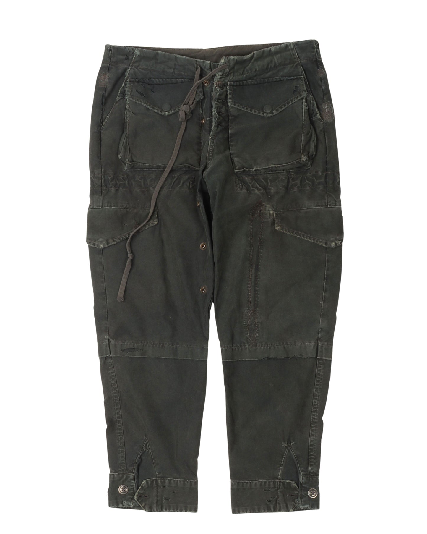 Black Boat Sateen GL Cargo Lounge Pant