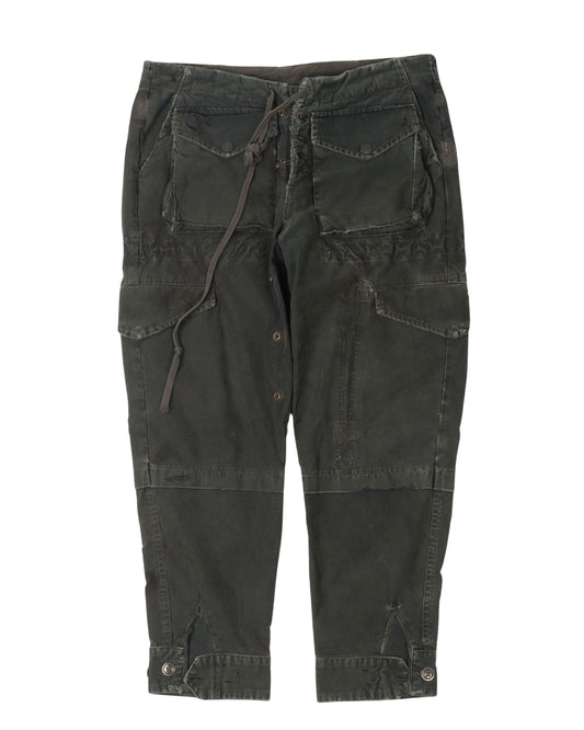 Black Boat Sateen GL Cargo Lounge Pant