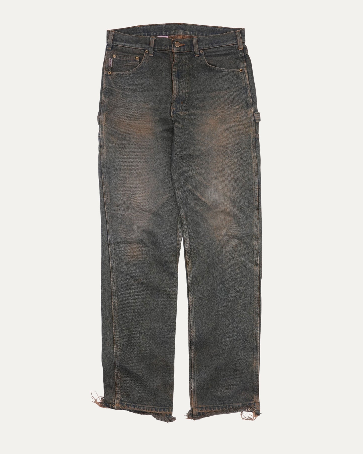 Carhartt Overdyed Raw Hem Jeans