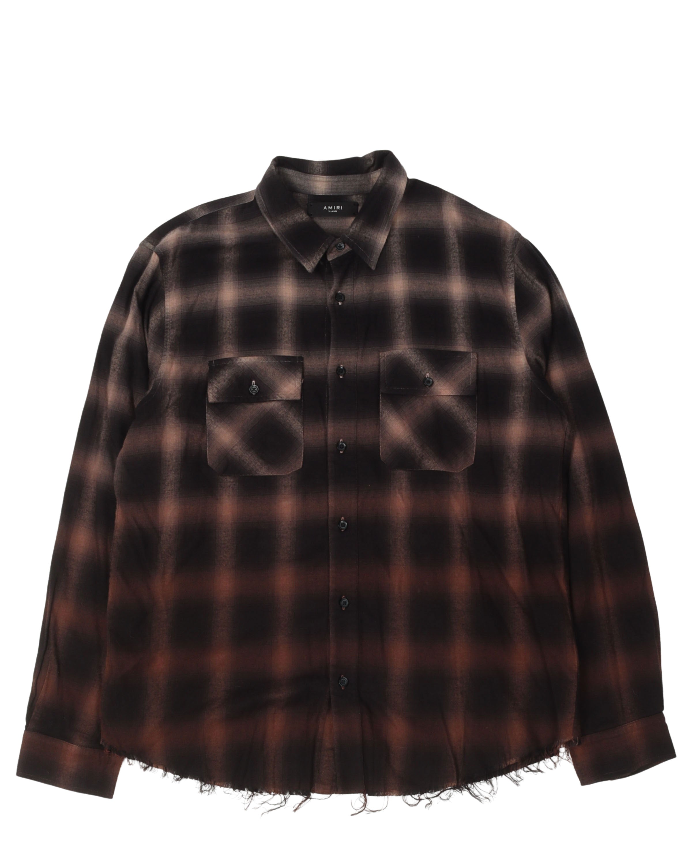 Amiri Gradient Flannel Shirt – Justin Reed Amiri Gradient Flannel Shirt – Justin Reed