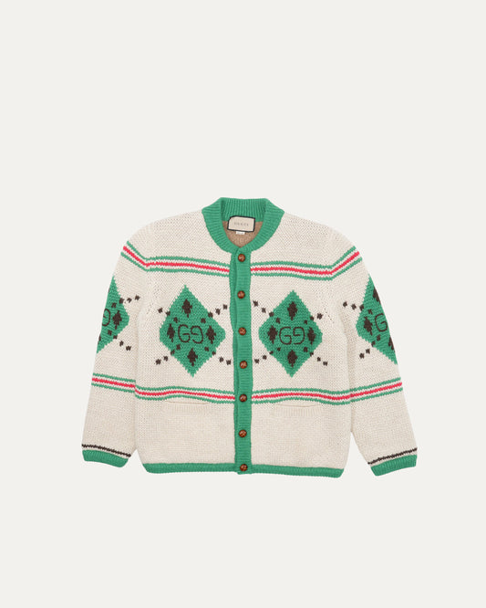 Wool Christmas Cardigan