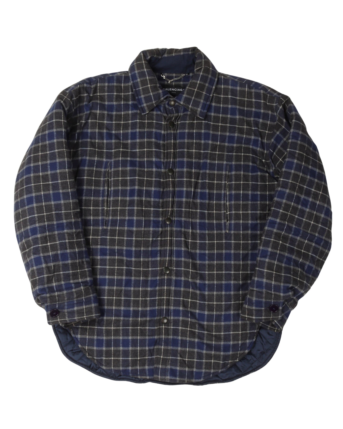 FW17 Quilted Padded Flannel Jacket