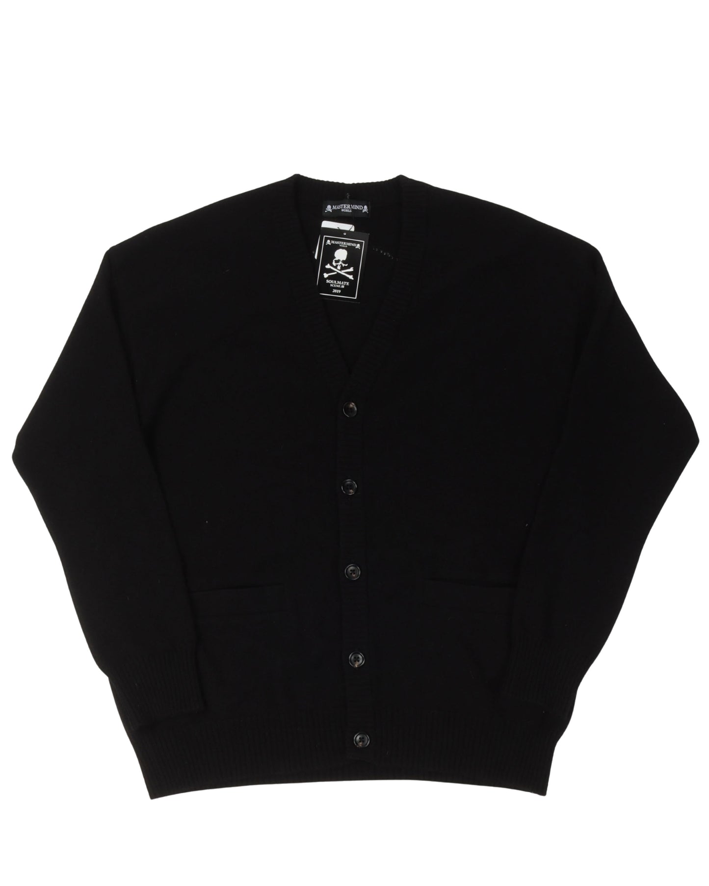 Cashmere Skull & Crossbones Cardigan Sweater