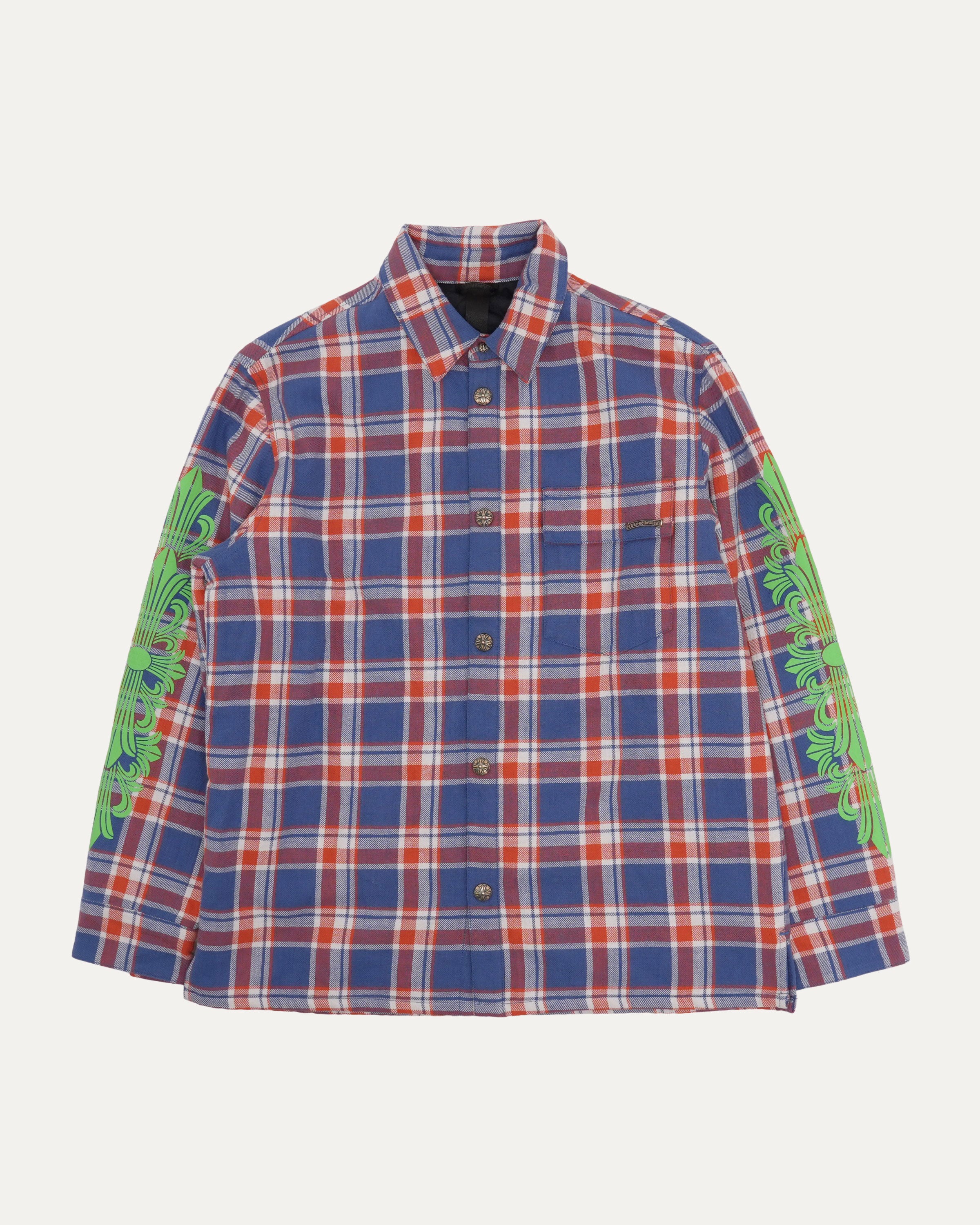 Chrome Hearts Workn Flannel Shirt Jacket – Justin Reed