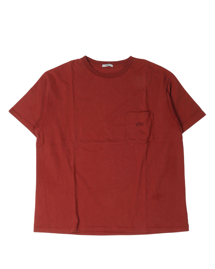 Embroidered Pocket T-Shirt