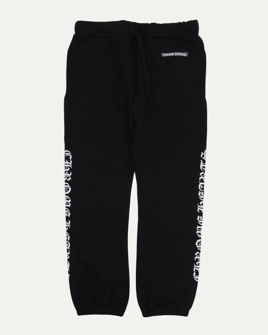 Scroll Logo Spellout Sweatpants
