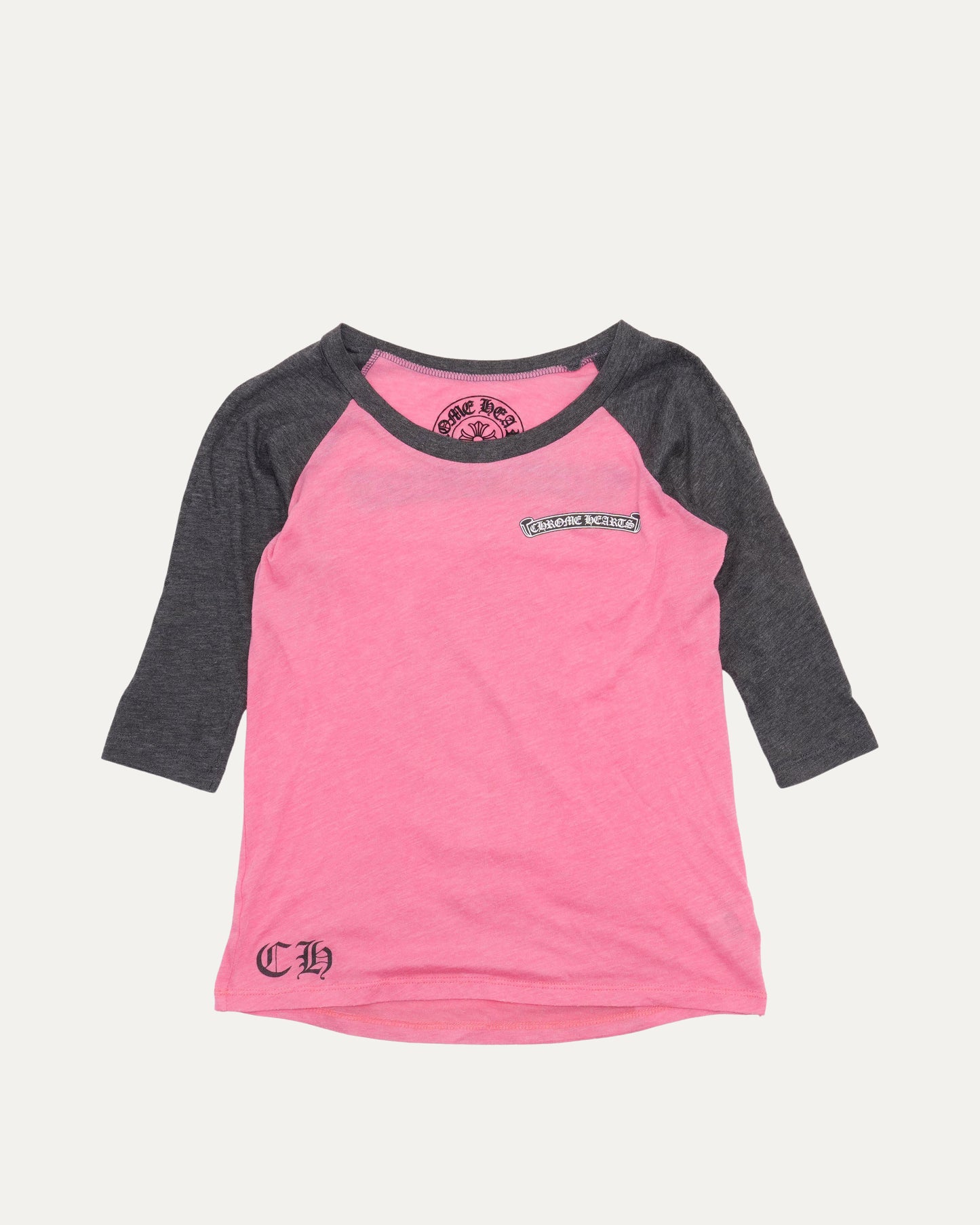 Scroll Logo Raglan Long Sleeve T-Shirt