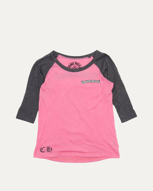 Scroll Logo Raglan Long Sleeve T-Shirt