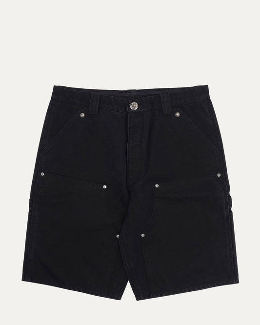 Double Knee Cross Patch Shorts