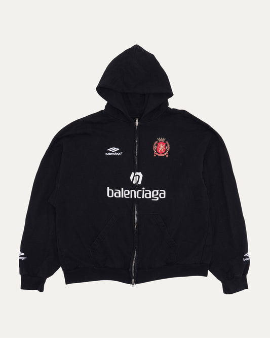Medium Fit Aoyama Soccer Zip Up Hoodie