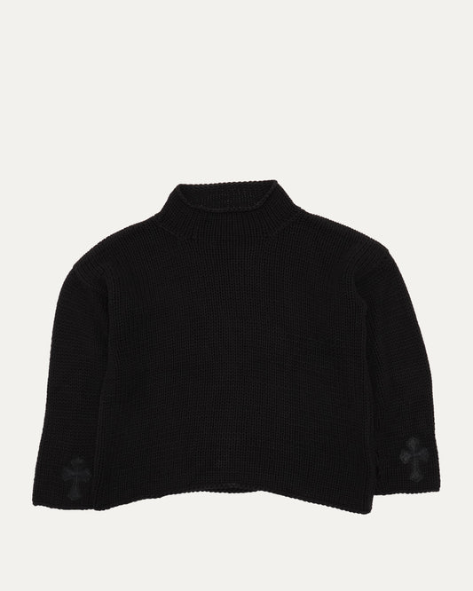 Cross Patch Rollneck Sweater