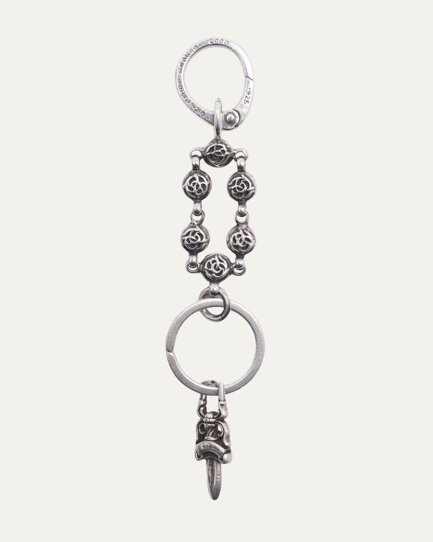 Floral Ball Key Clip