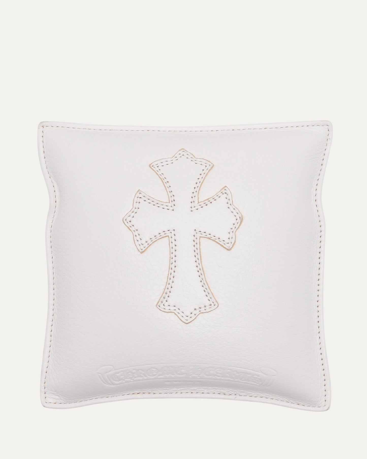 Leather Cross Patch Bean Bag