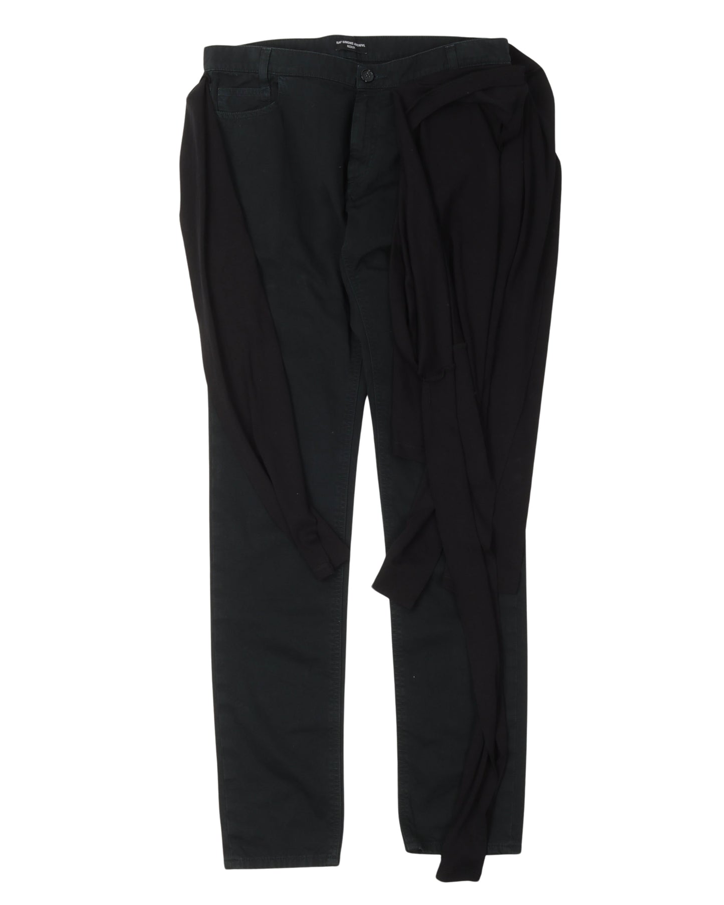 Archive Redux AW04 T-Shirt Layered Slim Leg Jeans