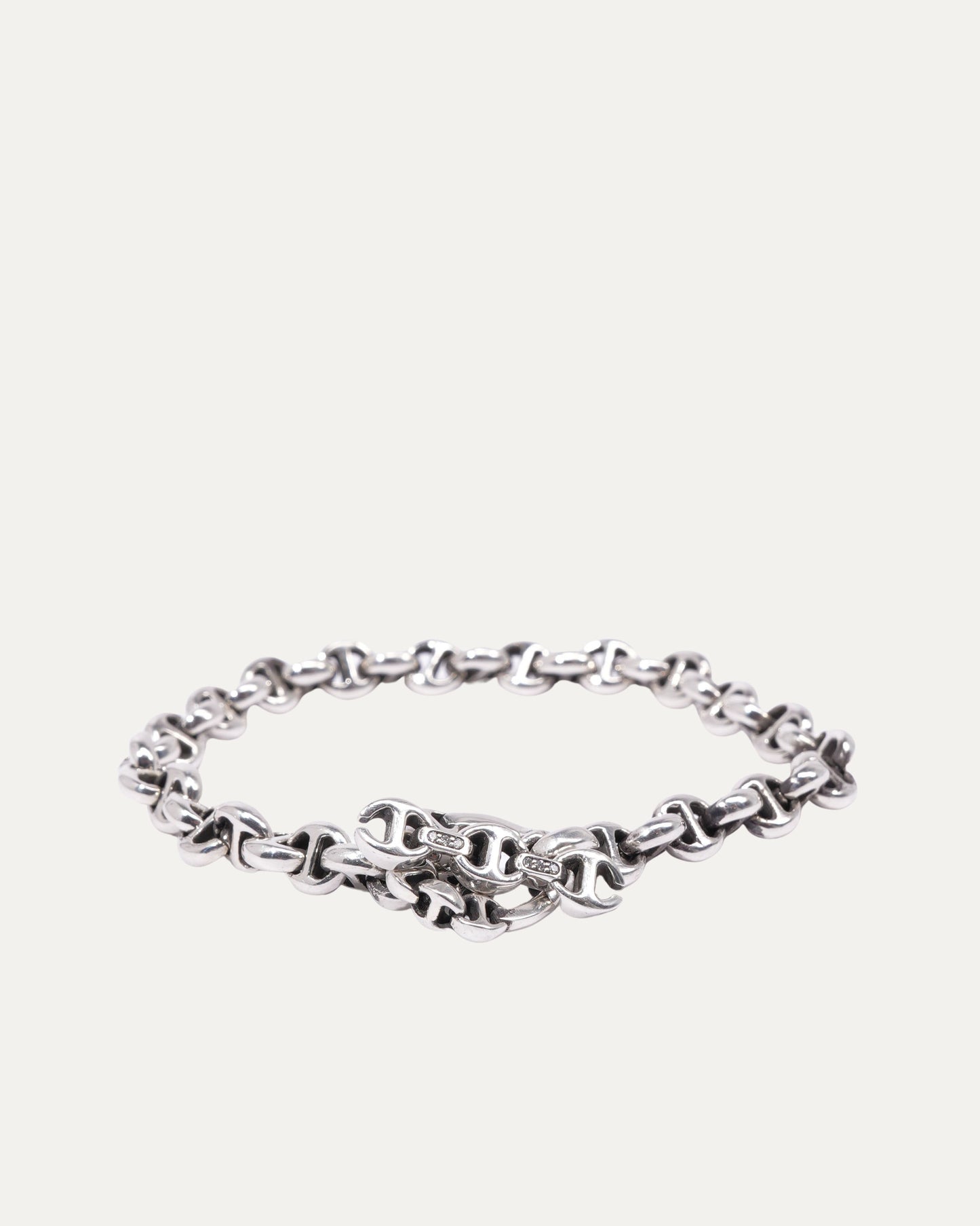 5MM Open-Link Bracelet with Diamonds