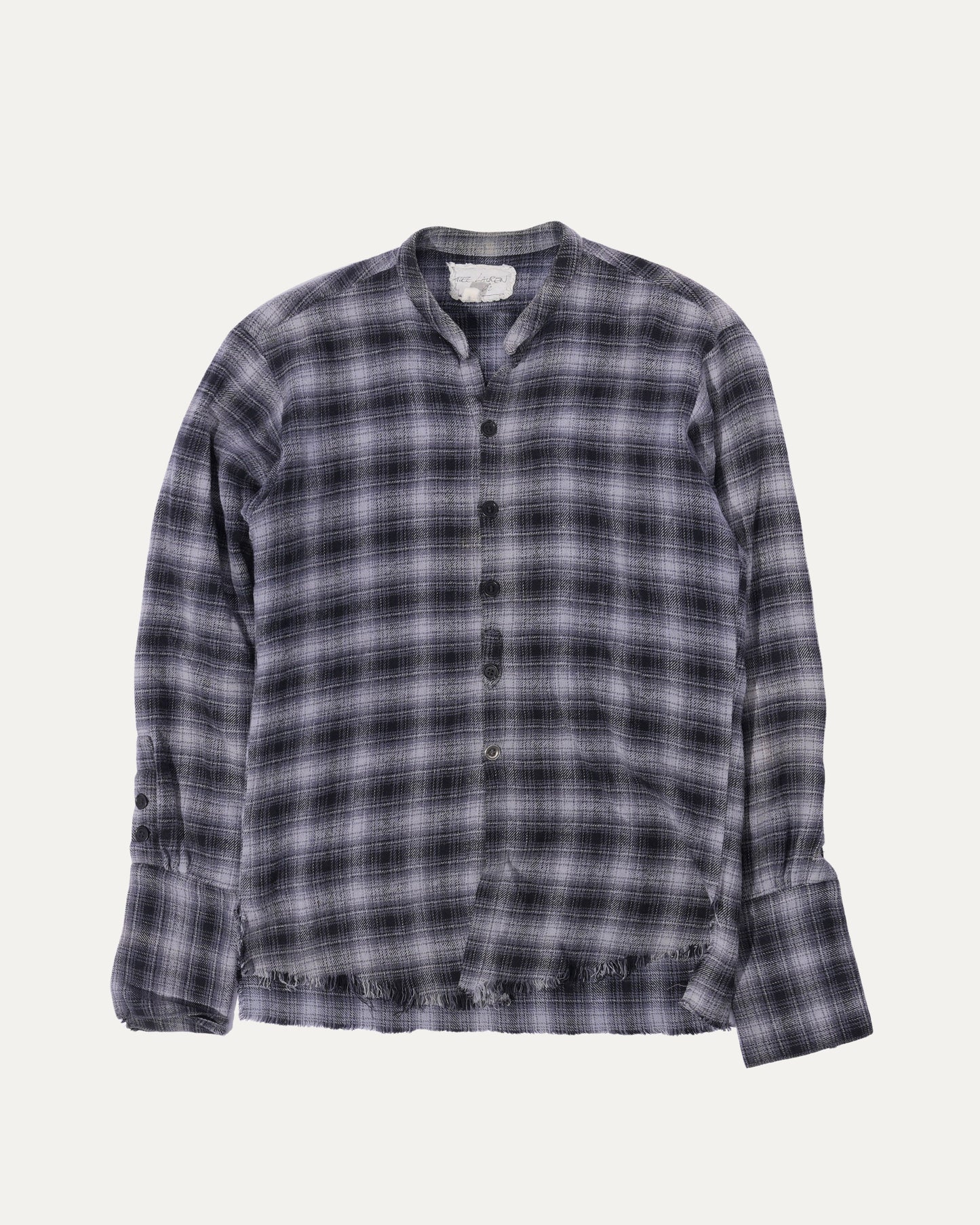 Plaid Flannel Studio Shirt