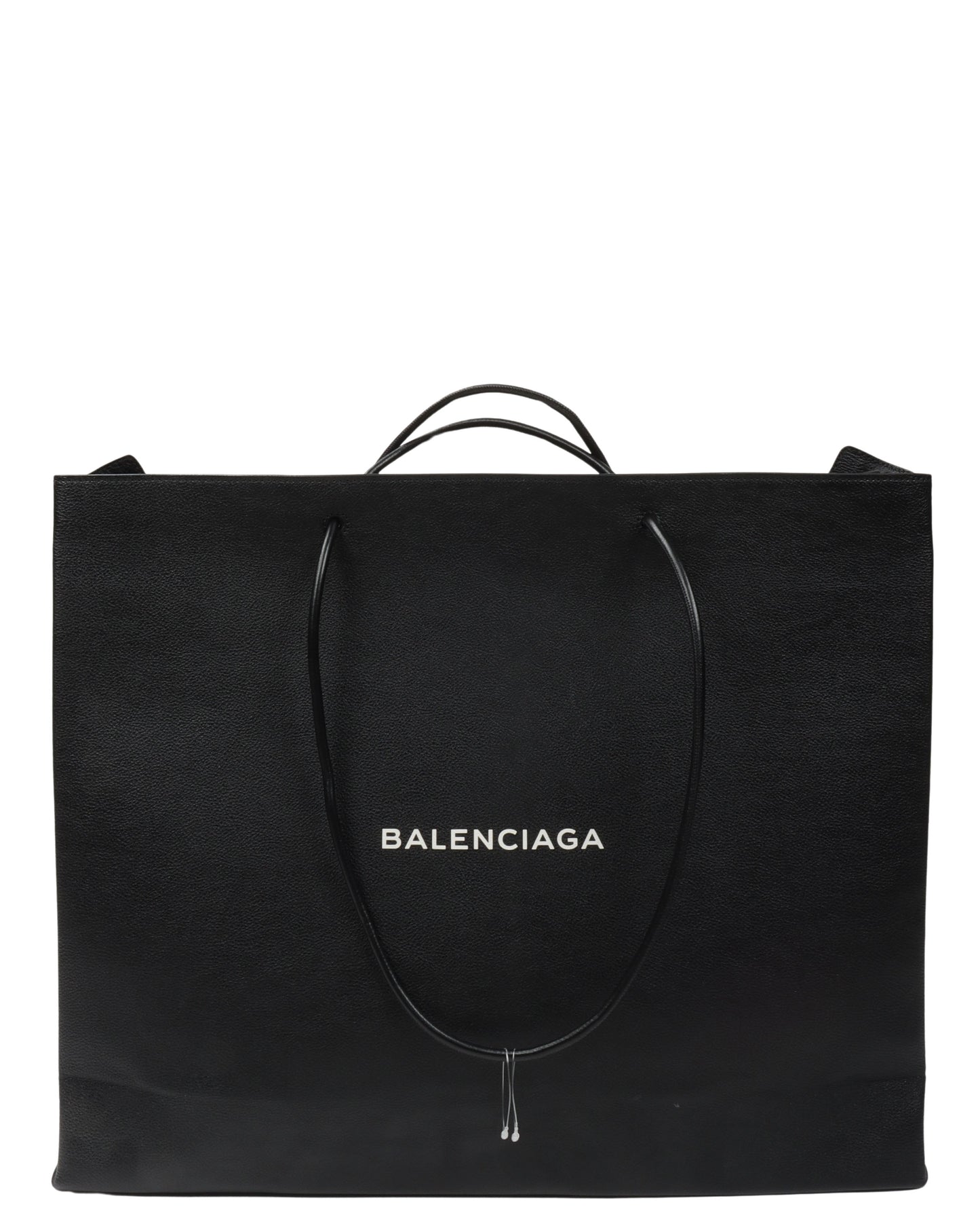 Leather Shopping Tote Bag