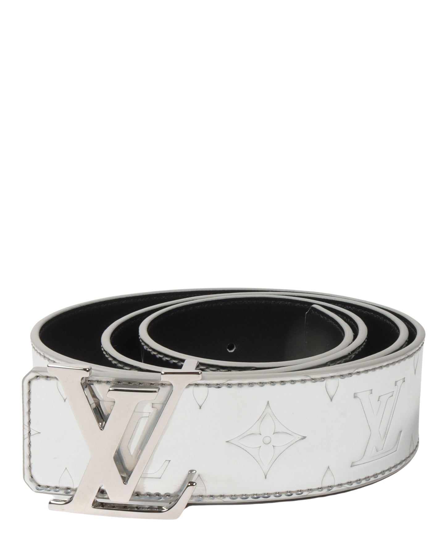 Metallic Monogram Belt